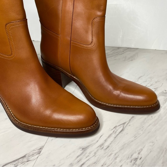 Jeffrey Campbell Desert Western Brown Leather Heeled Boot 8 1/2 - Picture 11 of 15